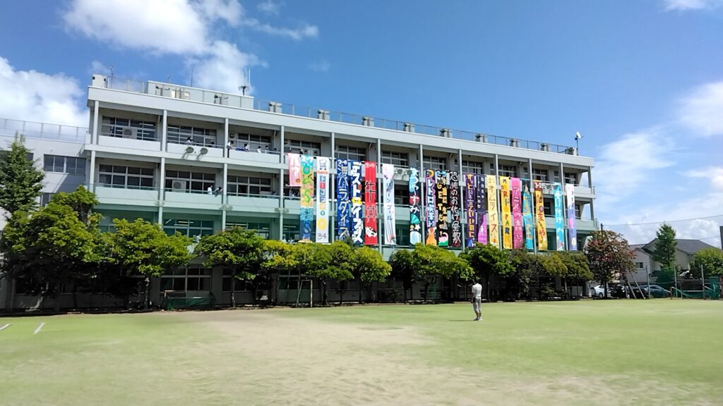 青松祭（文化祭）の準備が進んでいます。