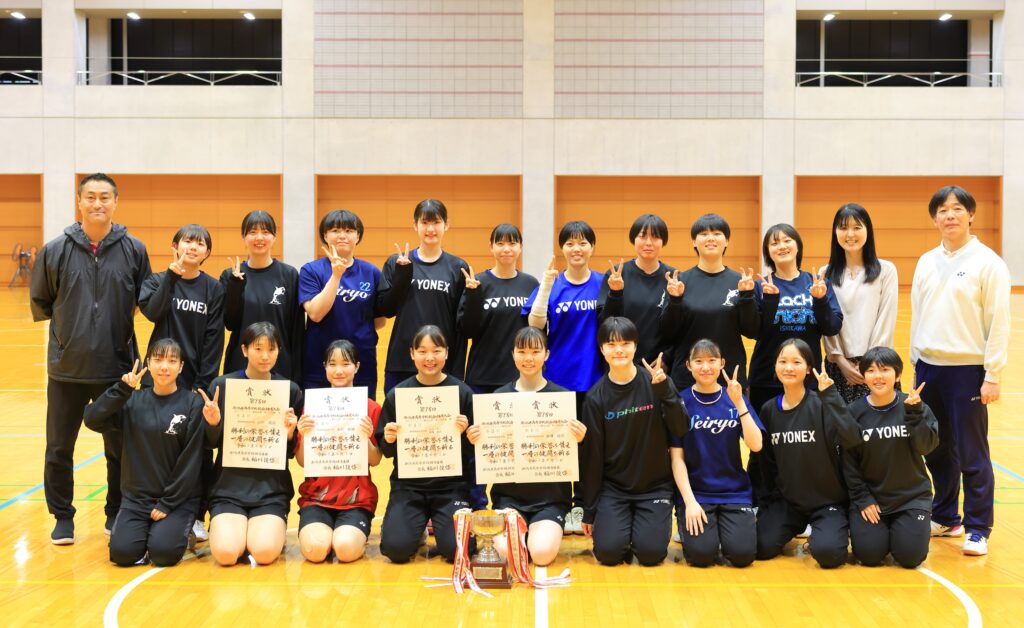 女子バドミントン部インターハイ出場決定！（県総体結果①）