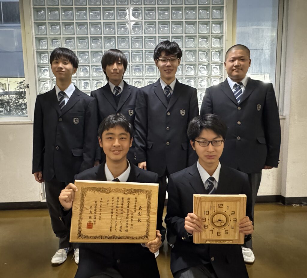 新潟県環境賞地域創り部門を受賞しました。