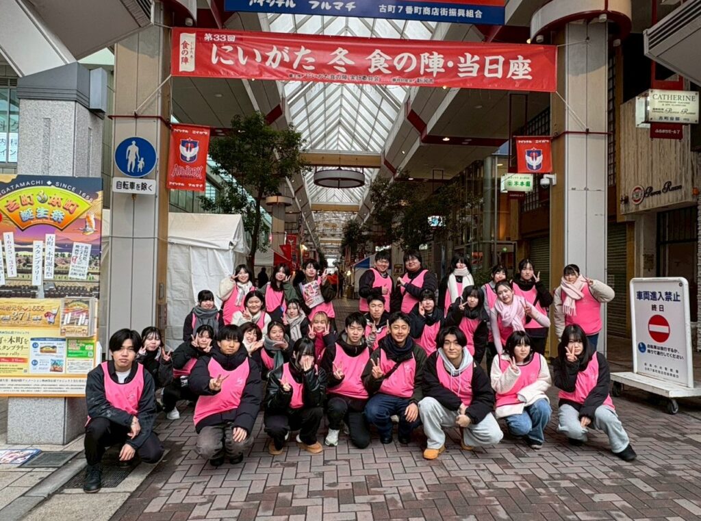 「にいがた食の陣」ボランティアに参加しました。