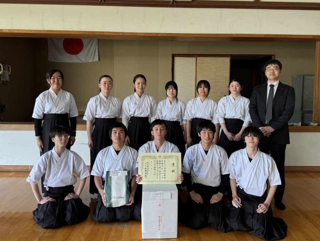 【弓道部】新潟県護国神社春季奉納武道大会弓道競技結果