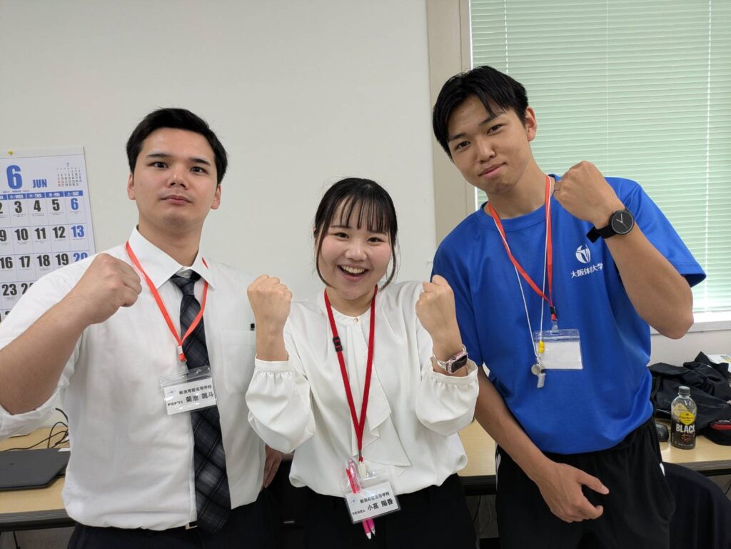 教育実習生がきています。